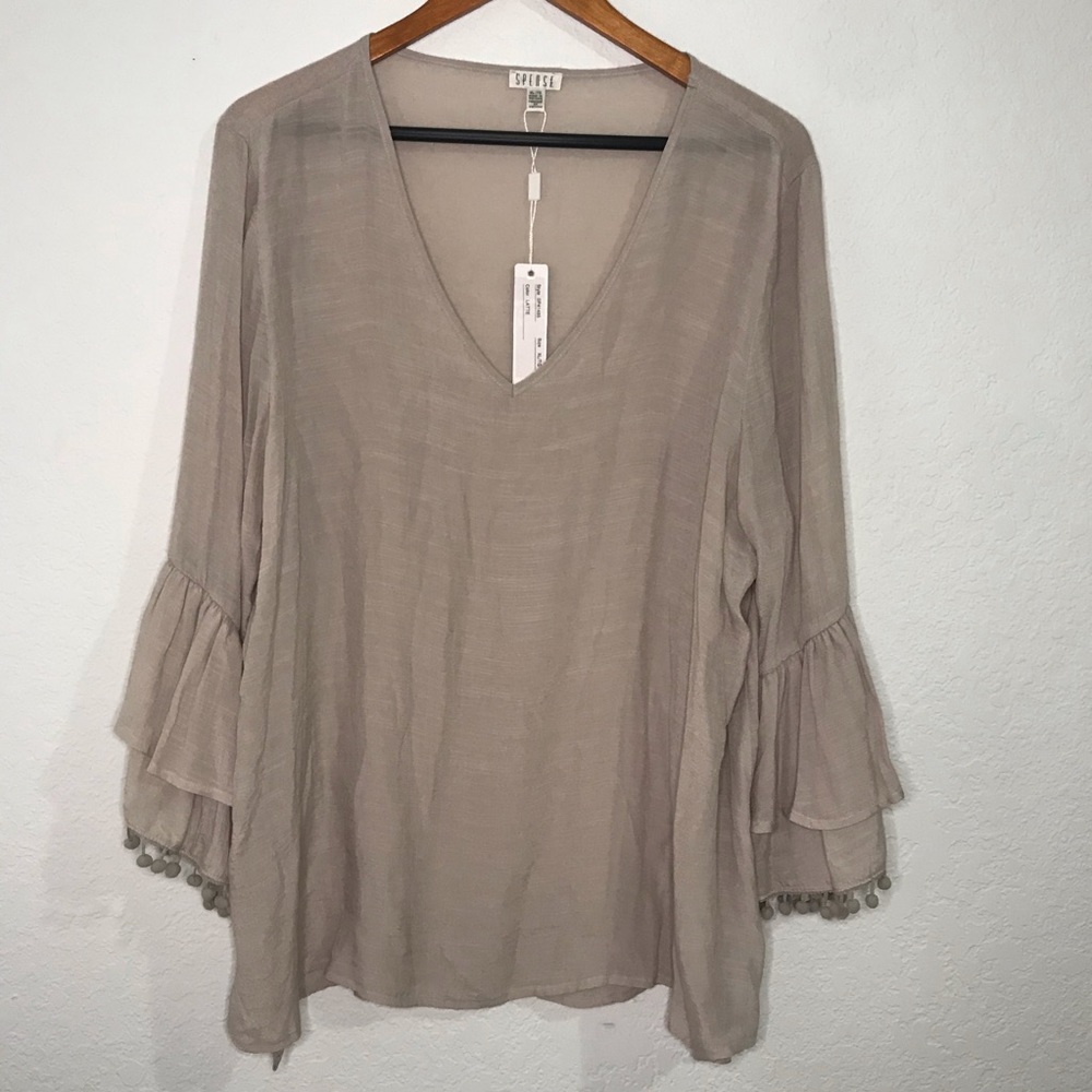 Spense Peasant Style Blouse
